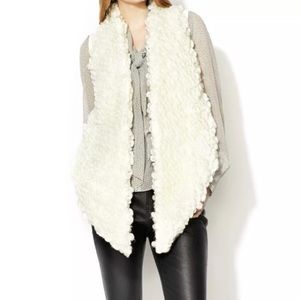 Miha Studio Felix vest with suede in back, xs
